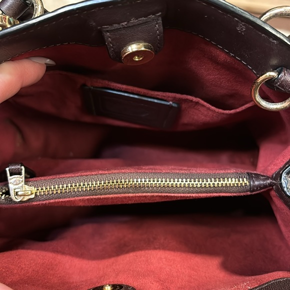 Coach Minetta in a Glossy Plum - Picture 6 of 8